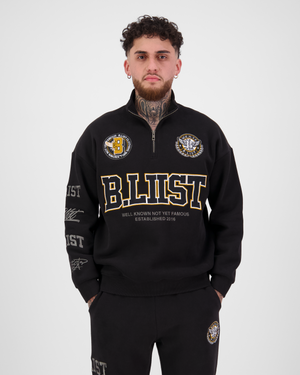 Competition Qtr Zip - Black