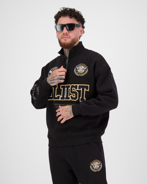 Competition Qtr Zip - Black