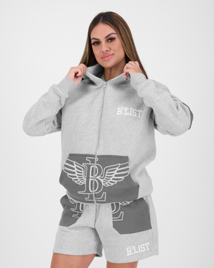 BList WKNYF Wing Zip Hoodie - Grey